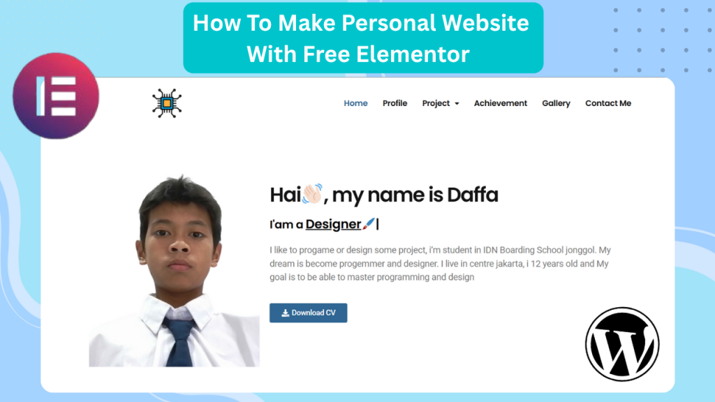 My personal Website